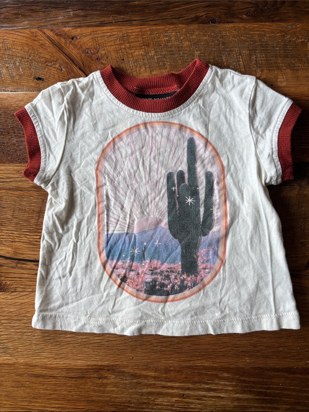 Tiny Whales Cactus tee 2T